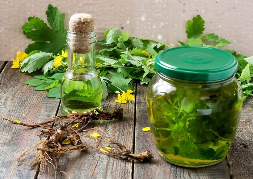 βάμμα σελαντίνης για προστατίτιδα